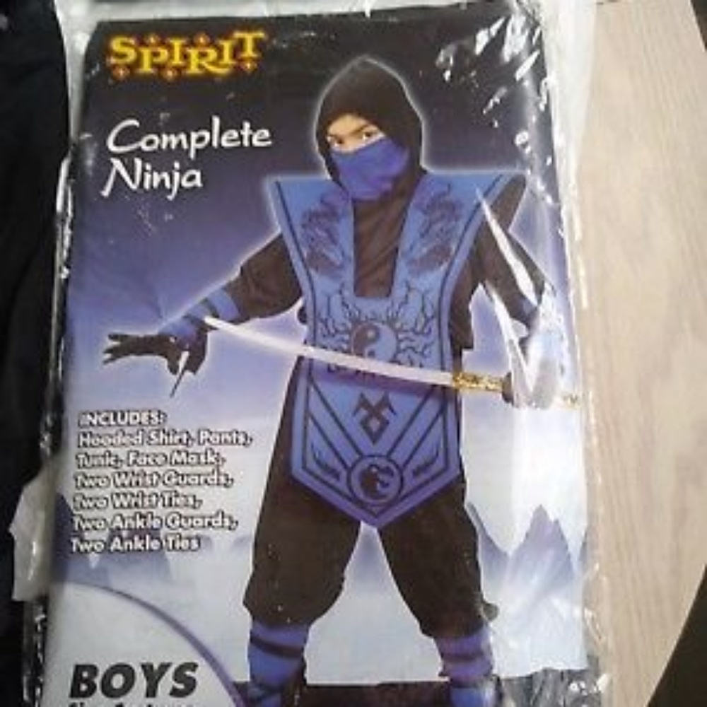 Spirit InComplete Ninja Kids Costume - Size X-Larg